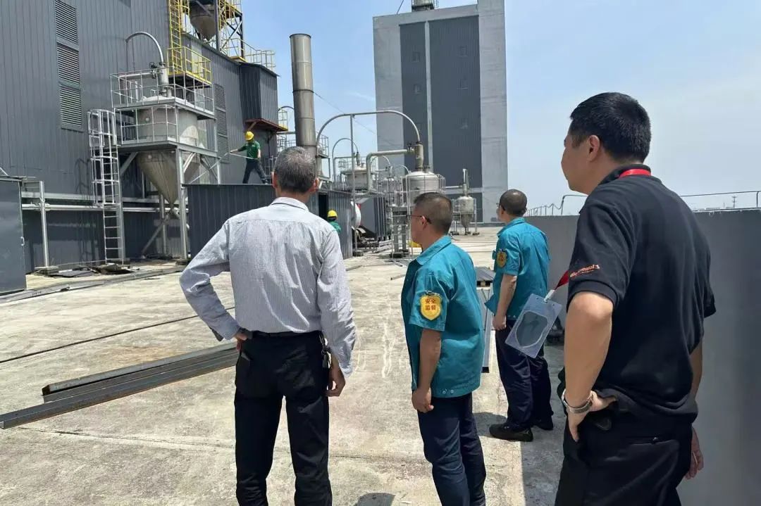 Changshu Polyester fiert Sécherheetsinspektiounen virum Mee Dag Vakanz